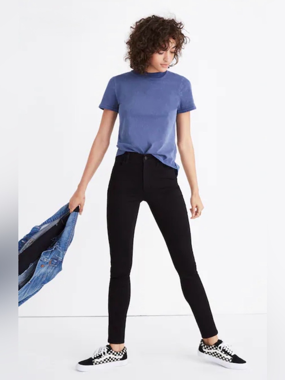 Madewell Roadtripper High Rise Jeans Black Skinny Jeans Stretch